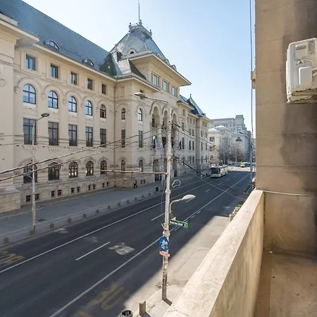 Refined 3br - Balcony With Boulevard Views Near Cismigiu * Bukareszt