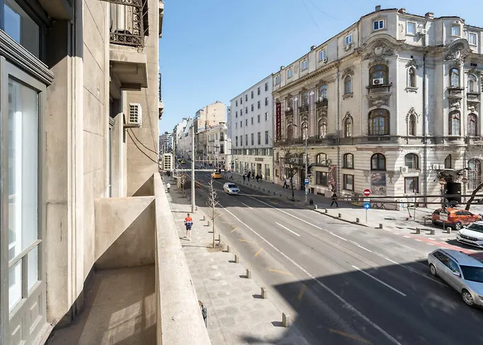 Refined 3br - Balcony With Boulevard Views Near Cismigiu