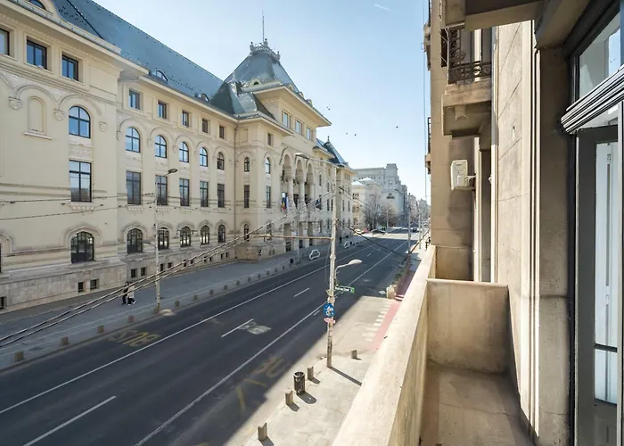 Refined 3br - Balcony With Boulevard Views Near Cismigiu Appartamento Bucarest